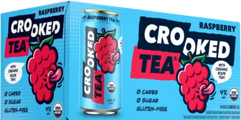 Crooked Tea Raspberry 11.5oz 8pk