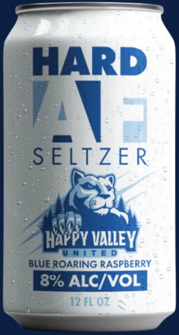 Hard AF Seltzer Roaring Blue Raspberry 6pk Can