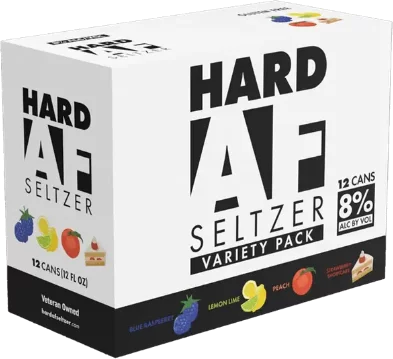 Hard AF Seltzer Variety 12pk Can