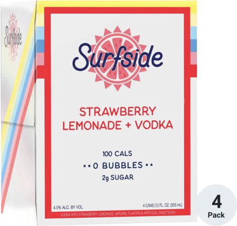 Surfside Strawberry Lemonade & Vodka