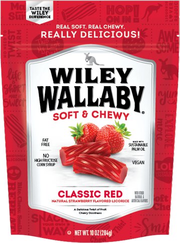 Wiley Wallaby Aus Style Grmt Red Liqourice