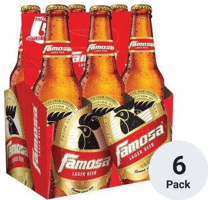 Famosa Lager Bottle