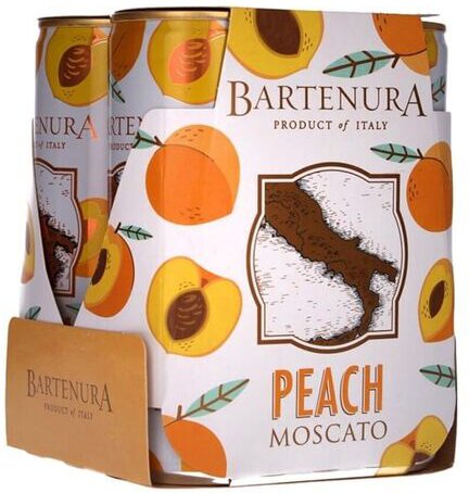 Bartenura Peach Moscato Cans