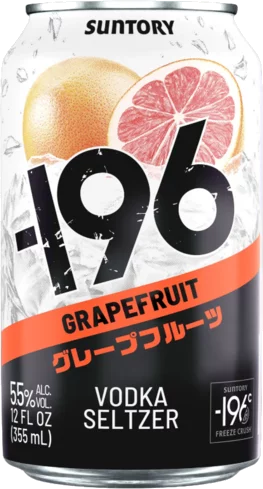 -196 Grapefruit Vodka Seltzer