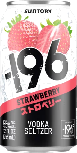 -196 Strawberry Vodka Seltzer