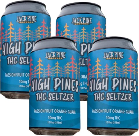 Jack Pine High Pines Passionfruit Orange Guava 10mg THC