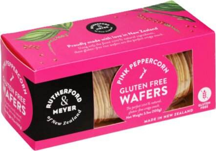 Rutherford & Meyer Pink Peppercorn Wafers