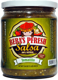 Beba's Pfresh Salsa Chilis Tomatillo