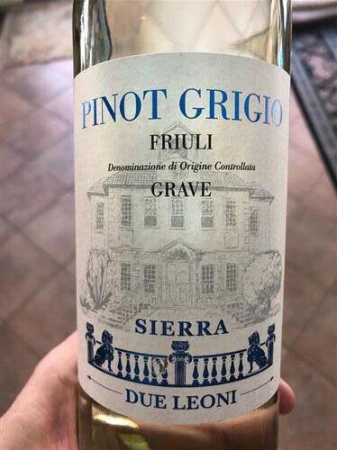 Casavin Sierra Due Leoni Pinot Grigio Friuli