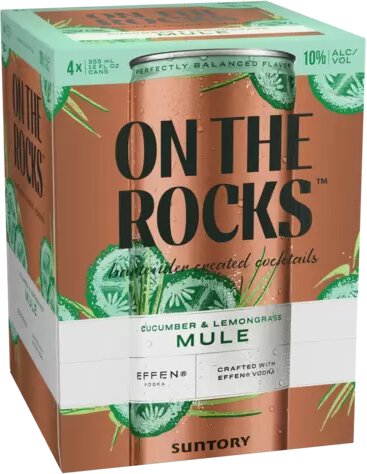 On The Rocks Cucumber & Lemongrass Mule Crafted with Effen Vodka