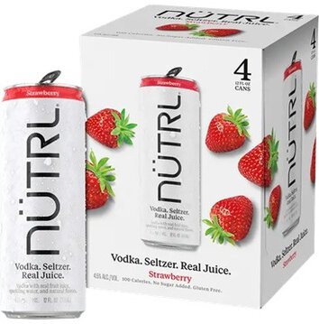 Nutrl - Strawberry Vodka Seltzer