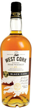 West Cork Irish Black Cask Finished Single Malt Irish  Whiskey