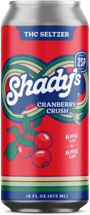 2SP Shady's Cranberry Crush 6mg THC Seltzer