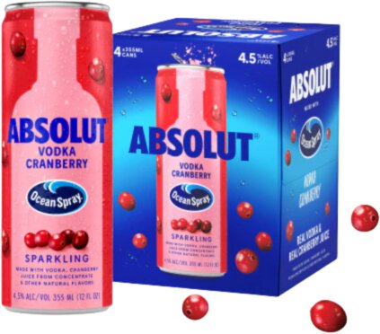 Absolut Ocean Spray Vodka Cranberry
