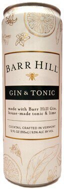 Caledonia Barr Hill Gin and Tonic Cocktail