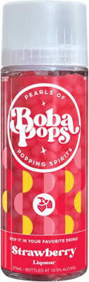 Boba Pops Cocktail Caviar Strawberry