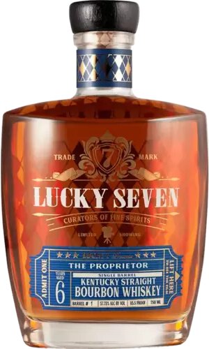 Lucky Seven Spirits Years Old The Proprietor Cask Strength Kentucky Straight Bourbon Whiskey