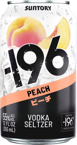 -196 Peach Vodka Seltzer