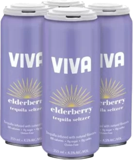 Viva Elderberry Tequila Seltzer