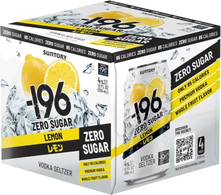 -196 Lemon Vodka Zero Sugar