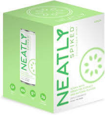 NEATLY CUCUMBER MINT SPIKED VODKA SELTZERS 4PK CAN