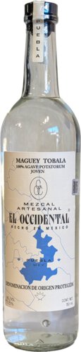 El Occidental Tobala Puebla Mezcal 100 Agave Potatorum