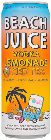 Beach Juice Vodka Lemonade Iced Tea 4pk/12oz Cans