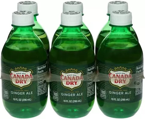 Canada Dry Ginger Ale Bottles