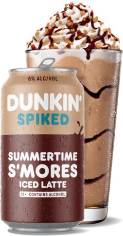 Dunkin Spiked Summertime S'mores Iced Latte