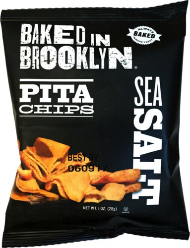 Baked In Brooklyn Pita Chips Sea Salt