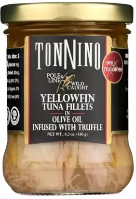 Yellowfin Tuna in Truffle Infused Olive Oil, 6.3 OZ