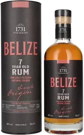 1731 Fine & Rare 7yr Belize Rum Wwd