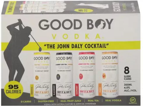 Good Boy Vodka John Daly Cocktail Mix Cn