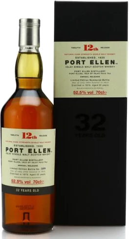 Port Ellen 32 Year Old Islay Single Malt Scotch Whisky  Annual Release 12th Edition (700ml)