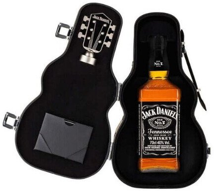 Jack Daniel's Guitar Edition Black Label Old No.7 Brand Sour Mash Whiskey (700ML)