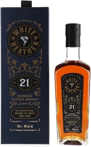 White Heather 21 Year Old Blended Scotch Whisky (700ML)