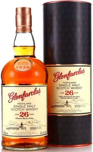 Glenfarclas 26 Year Old Single Oloroso Sherry Cask Single Malt Scotch Whisky (700ml)