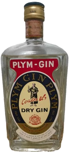 Plym (Plymouth) Dry Gin Coates & Co Stock S.P.A Trieste Released in the 1990's (700ml)