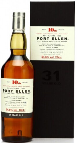 Port Ellen 31 Year Old Single Malt Scotch Whisky Annual Release 10th Edition (700ml)