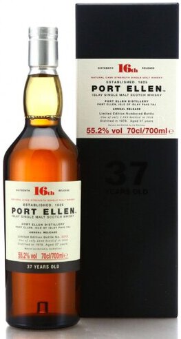 Port Ellen 37 Year Old Islay Single Malt Scotch Whisky Annual Release 16th Edition (700ml)