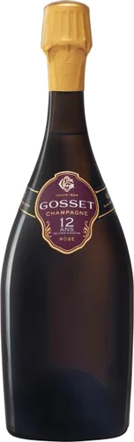 Gosset Brut 12 Ans de Cave Rose Champagne NV (750ml)