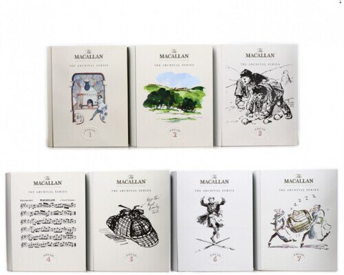 The Macallan The Archival Series Complete Series Folio 1 - 7 (7 Bottles) (700ml)