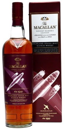 The Macallan Whisky Maker's Edition Nick Veasey Classic Travel Edition 1930's Propeller Plane  Single Malt Whisky  (700ml)