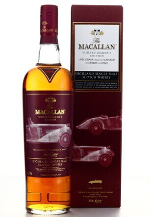 The Macallan Whisky Maker's Edition Nick Veasey Classic Travel Edition 1940's Roadster Single Malt Whisky  (700ml)