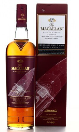 The Macallan Whisky Maker's Edition Nick Veasey Classic Travel Edition 1930's Ocean Liner Single Malt Whisky  (700ml)