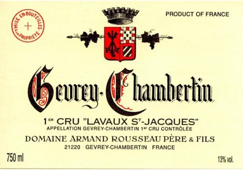 Domaine Armand Rousseau Pere et Fils Gevrey Chambertin 1er Cru Lavaux Saint-Jacques 2020 (750ml)