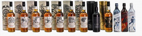 Game of Thrones Collection Limited Edition Chest Single Malt Scotch Whiskies (Set of 12 700ml Bottles)