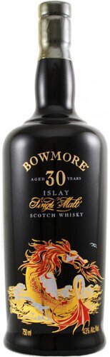 Bowmore 30 Year Old Single Malt Scotch Ceramic Bottle Sea Dragon Bowmore 30 Year Old Single Malt Scotch Ceramic Bottle Sea Dragon
