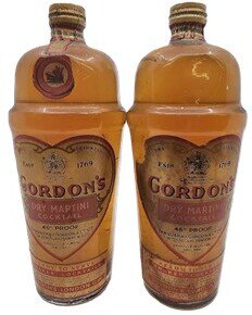 Gordon's Dry Martini Cocktail Bottled in the 1950s (750ml)