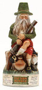 Rip Van Winkle Green Porcelain Decanter 7 Year Old Kentucky Straight Bourbon (700ml)